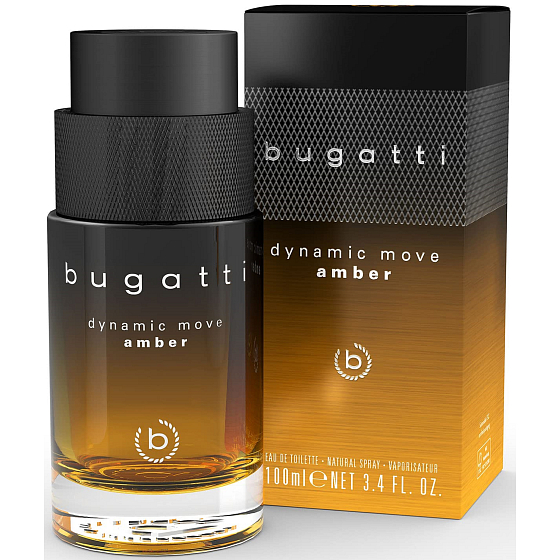 Bugatti Dynamic Move Amber Eau de Toilette für Männer 100 ml