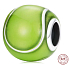 Charme Sterling Silber 925 Tennisball, Perle am Armband Sport