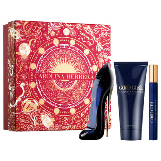 Carolina Herrera Good Girl Eau de Parfum 80 ml + Körperlotion 100 ml + Eau de Parfum 10 ml, Geschenkset für Frauen
