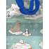 Alvarak Geschenk Papiertüte 33 x 27 x 14 cm Eisbären 1 Stück 020189