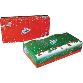 Linteo Elite Papiertaschentücher mit dem Duft von Zimt und Orangen 2-lagig, 80 Stück Box