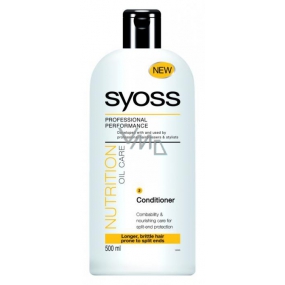 Syoss Nutrition Oil Care verhindert Sprödigkeit, waschbare Haarspülung 500 ml