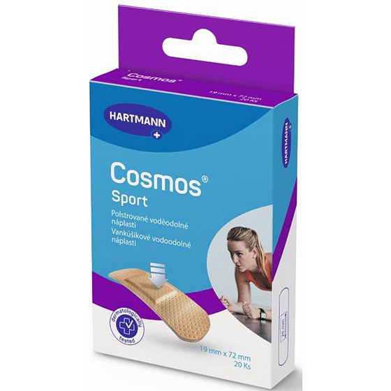 Cosmos Sport gepolstert wasserdicht Patch 19 x 72 mm 20 Stück