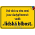 Nekupto Humorous Sign Zwei Dinge auf dieser Erde 15x10 cm 1 Stück