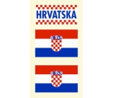 Arch Tattoo Aufkleber auf Gesicht und Körper Kroatien Flagge 3 Motiv