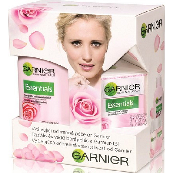Garnier für Hautfeuchtigkeit Tagescreme 50 ml + Milch 200 ml, Kosmetikset