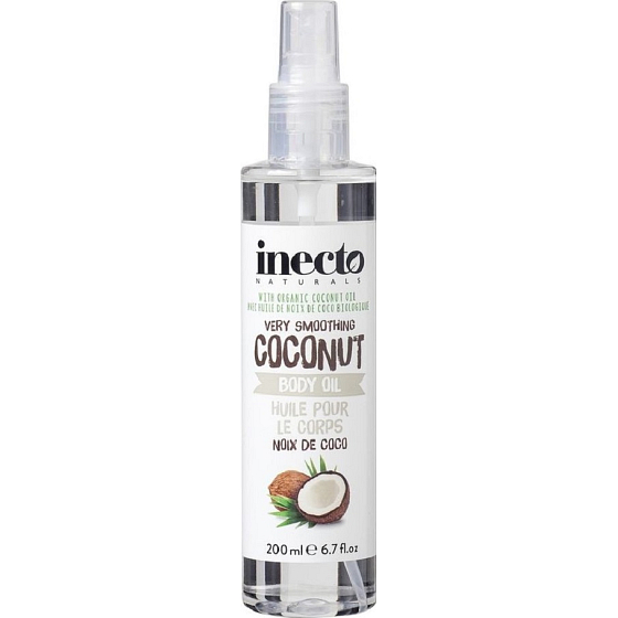 Inecto Naturals Kokosnuss-Körperöl mit reinem Kokosnussöl 200 ml
