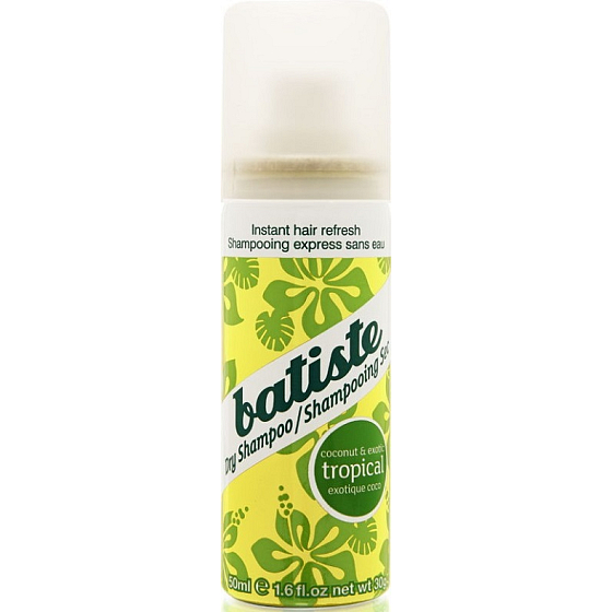 Batiste Tropical Trockenhaarshampoo für Volumen und Glanz 50 ml
