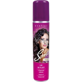 Aveflor Scinti Haarspray mit Glitzereffekt Gold Medium Versteifung 75 ml