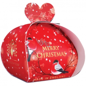 Englische Seife Frohe Weihnachten parfümierte Seife mit Sheabutter 3 x 20 g