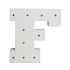 Nekupto Holz LED Buchstabe F Dekoration 16 cm