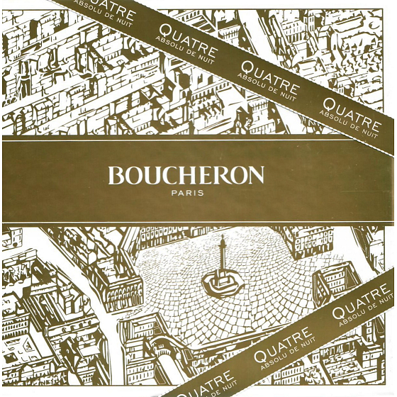 Boucheron Quatre Absolu de Nuit für Femme parfümiertes Wasser für Frauen 50 ml + Körperlotion 100 ml, Geschenkset
