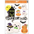 Fensterfolie ohne Kleber Halloween Haus 42 x 30 cm