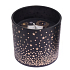 Arome Nuit D Hiver Kerze Duftglas Sterne schwarz 75 mm