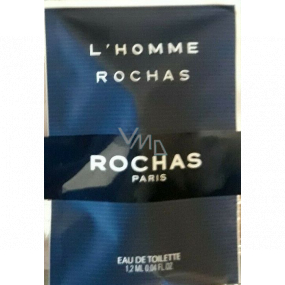 Rochas L Homme Eau de Toilette für Männer 1,2 ml mit Spray, Fläschchen
