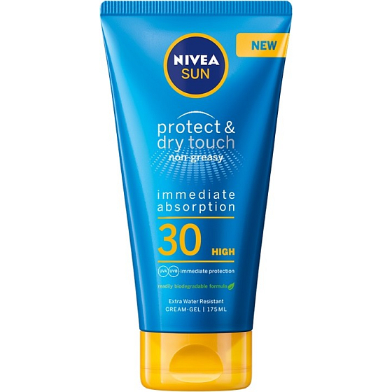 Nivea Sun Protect & Dry Touch von 30 unsichtbaren Gel Sonnenschutzmitteln 175 ml