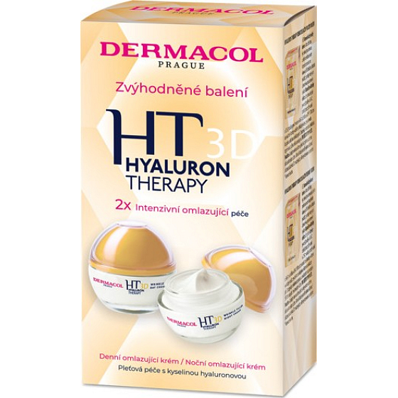 Dermacol Hyaluron Therapy 3D Umbau Tagescreme 50 ml + Umbau Nachtcreme 50 ml, Duopack