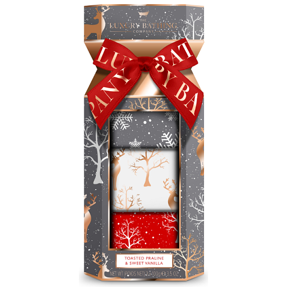 Grace Cole Toasted Praline & Sweet Vanilla Toilettenseife 3 x 100 g, Kosmetikset für Damen
