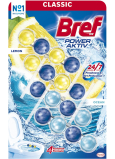 Bref WC blok Power Aktiv Zitrone & Ocean tuhý 4× 50 g