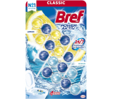 Bref WC blok Power Aktiv Zitrone & Ocean tuhý 4× 50 g