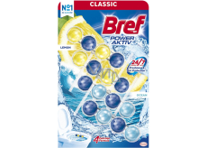 Bref WC blok Power Aktiv Zitrone & Ocean tuhý 4× 50 g