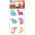 Tattoo Aufkleber Bunte Dinosaurier 10,5 x 6 cm