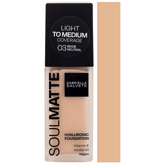 Gabriella Salvete Soulmatte Make-up 03 Beige Neutral 30 ml