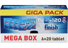 Finish Geschirrspültabs GIGAPACK, 120 Stk