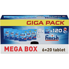 Finish Geschirrspültabs GIGAPACK, 120 Stk