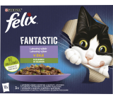Felix Fantastic Katzenfutter mit Gemüse, 12 × 85 g