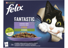 Felix Fantastic Katzenfutter mit Gemüse, 12 × 85 g