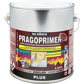 Pragoprimer Plus S 2070 Grundfarbe für Holz, 0100 Weiß, 2,5 l Pragoprimer Plus S 2070 Grundfarbe für Holz, 0100 Weiß, 2,5 l