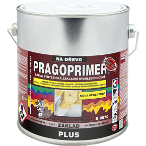 Pragoprimer Plus S 2070 Grundfarbe für Holz, 0100 weiß, 2,5 l