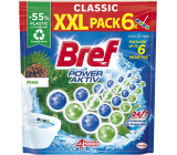 Bref Power Aktiv Pine tuhý WC blok, 6× 50 g