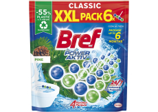 Bref Power Aktiv Pine tuhý WC blok, 6× 50 g
