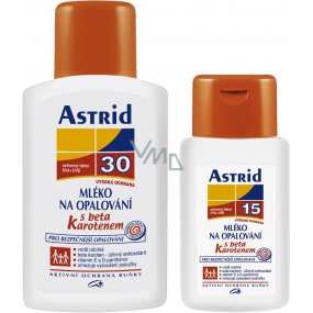 Astrid F30 Sonnencreme 200 ml + F15 Beta-Carotin Sonnencreme 100 ml