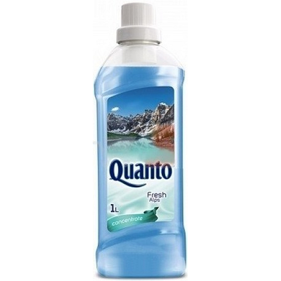 Quanto Fresh Alps konzentrierter Weichspüler ein Produkt zum Erweichen von Wäsche und zum einfachen Bügeln 1 l