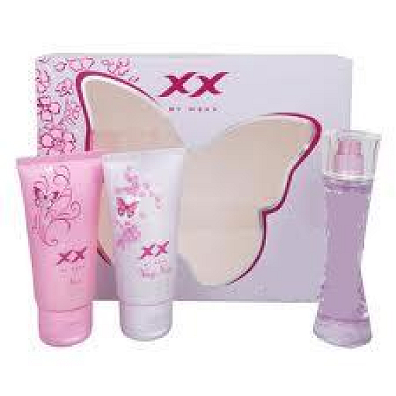 Mexx XX Nice Eau de Toilette 20 ml + Duschgel + Körperlotion, Geschenkset
