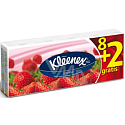 Kleenex Armoa Strawberry hygienische 3-lagige Taschentücher 10 Stück