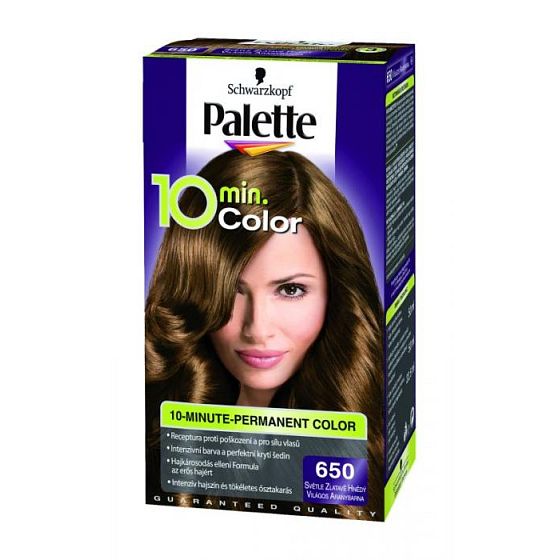 Schwarzkopf Palette 10 Minuten Haarfarbe 650 Hellgoldbraun