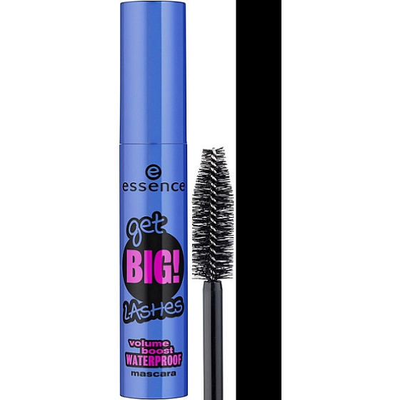 Essence Get Big! Lashes Volume Boost wasserfeste Mascara schwarz 12 ml