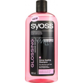 Syoss Glossing Shine-Seal Shampoo für normales Haar ohne Glanz 500 ml