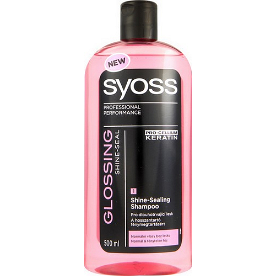 Syoss Glossing Shine-Seal Shampoo für normales Haar ohne Glanz 500 ml