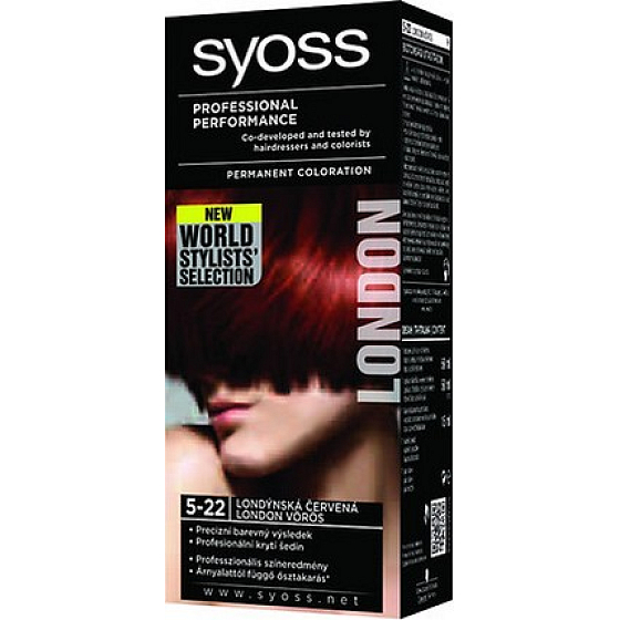 Syoss Professional Haarfarbe 5 - 22 London rot