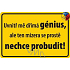 Nekupto Humorous Sign In mir schlafen Genie 15x10 cm 1 Stück