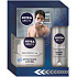 Nivea Men Shaving Silver After Shave Spritzen Silver Protect 100 ml + Silver Protect Rasierschaum 200 ml Kosmetikset