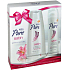 Rica Pure Satin Duschgel 200 ml + Deodorant Spray für Frauen 150 ml, Kosmetikset