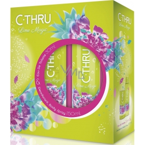 C-Thru Lime Magic Eau de Toilette für Frauen 30 ml + Deodorant Spray 150 ml, Geschenkset