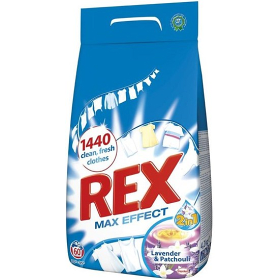 Rex Max Effect Lavendel & Patchouli Waschpulver 60 Dosen 4,2 kg