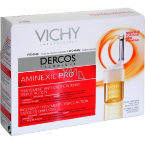 Vichy Dercos Aminexil Pro Intensive Haarausfallbehandlung für Frauen 18 x 6 ml